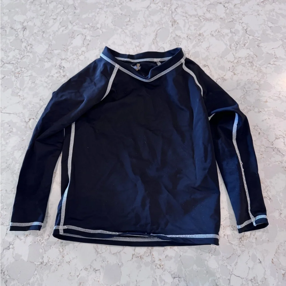 2T black kids rashguard